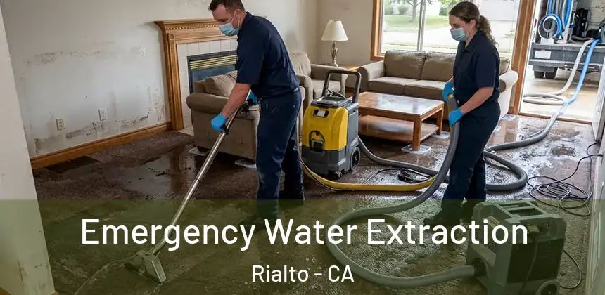 Emergency Water Extraction Rialto - CA