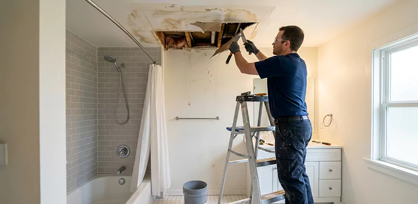 Bathroom Leak Ceiling Repair in Rialto