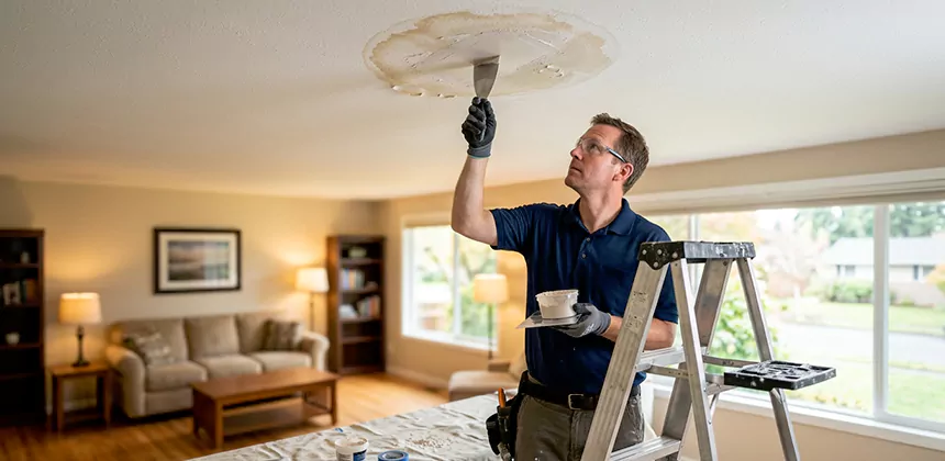 Ceiling Water Stain Repair in Rialto