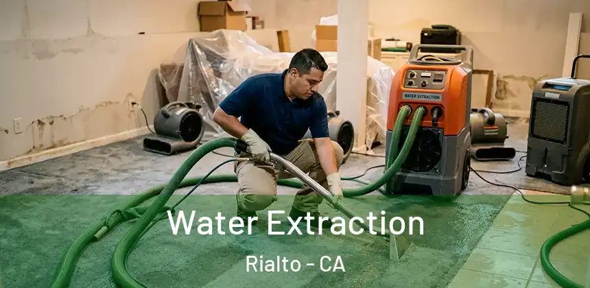 Water Extraction Rialto - CA